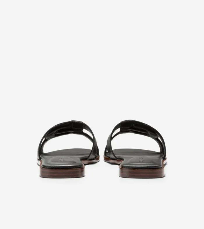 Chrisee Slide Sandals Black Women Cole Haan Sandals