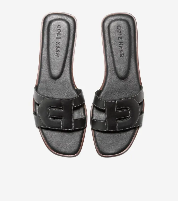 Chrisee Slide Sandals Black Women Cole Haan Sandals