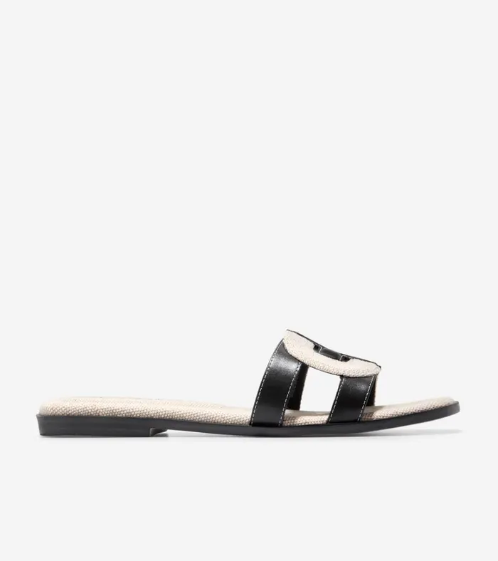 Chrisee Slide Sandals Blacknatural Women Cole Haan Sandals