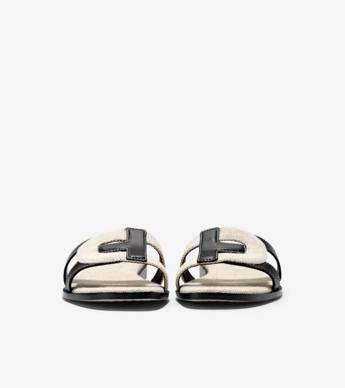 Chrisee Slide Sandals Blacknatural Women Cole Haan Sandals