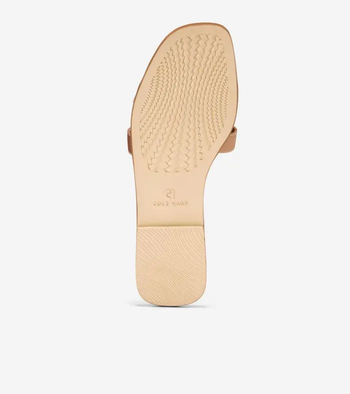 Chrisee Slide Sandals Dark Cuoio Brownpecan Women Cole Haan Sandals