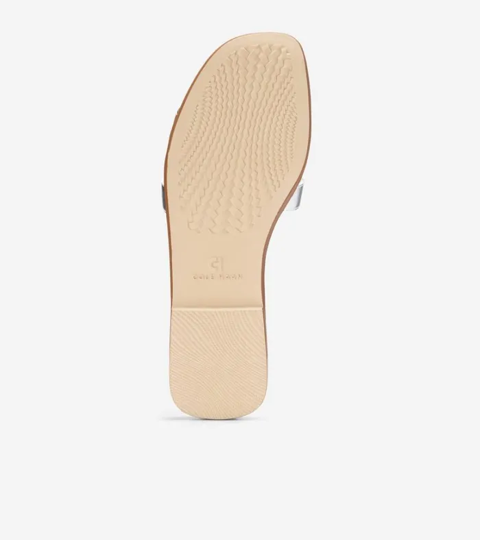 Chrisee Slide Sandals Silver Women Cole Haan Sandals