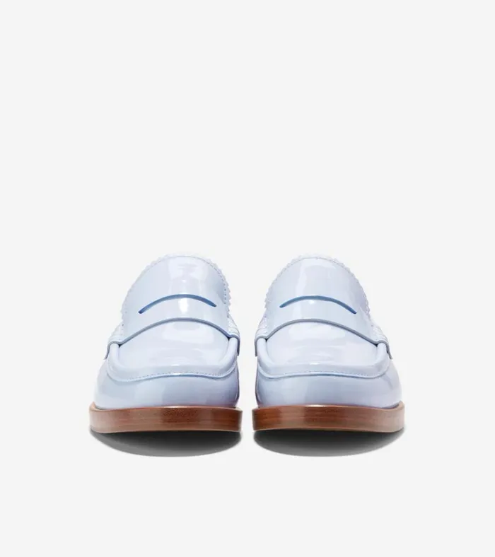 Christyn Penny Loafers Heather Blue Patent Women Cole Haan Loafers and Drivers