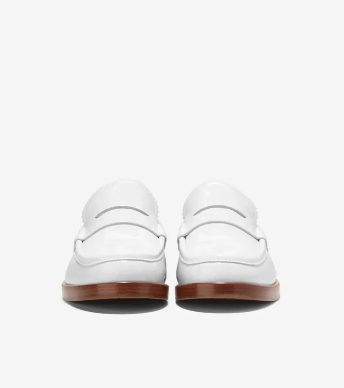 Christyn Penny Loafers White Patent Women Cole Haan Loafers and Drivers