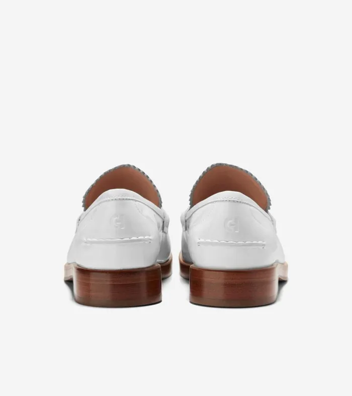 Christyn Penny Loafers White Patent Women Cole Haan Loafers and Drivers