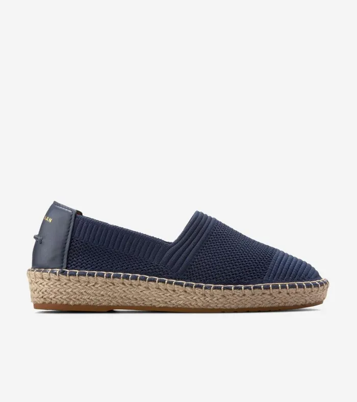 Cloudfeel Espadrille II SlipOn Loafers Marine Blue Stitchlitetrade Women Cole Haan Flats and SlipOns Cloudfeel Espadrille II SlipOn Loafers Marine Blue Stitchlitetrade Women Cole Haan Flats and SlipOns