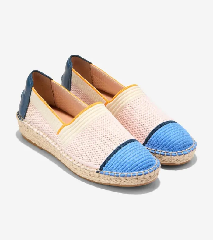 Cloudfeel Espadrille II SlipOn Loafers Primroseivorymarina Stitchlitetrade Women Cole Haan Flats and SlipOns