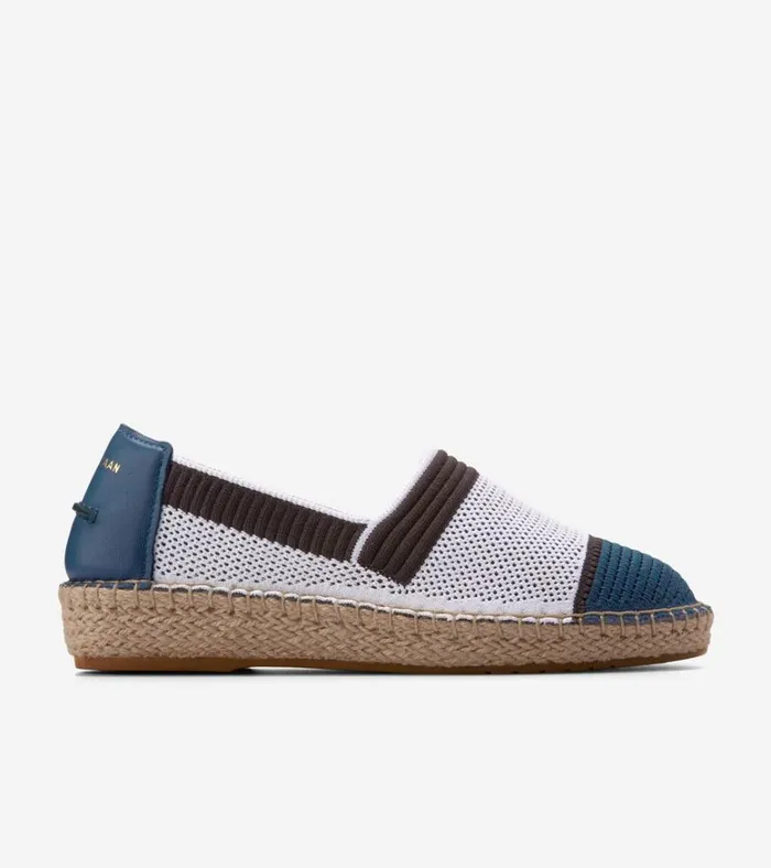 Cloudfeel Espadrille II SlipOn Loafers Whiteblue Wing Tealchocolate Stitchlitetrade Women Cole Haan Flats and SlipOns Cloudfeel Espadrille II SlipOn Loafers Whiteblue Wing Tealchocolate Stitchlitetrade Women Cole Haan Flats and SlipOns