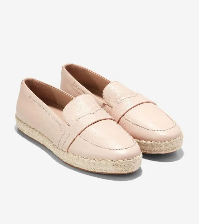 Cloudfeel Montauk Espadrille Loafers Sandollar Beige Women Cole Haan Flats and SlipOns