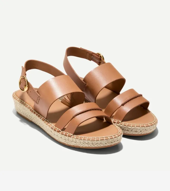 Cloudfeel Tilden Ankle Strap Sandals Pecan Brown Women Cole Haan Espadrilles