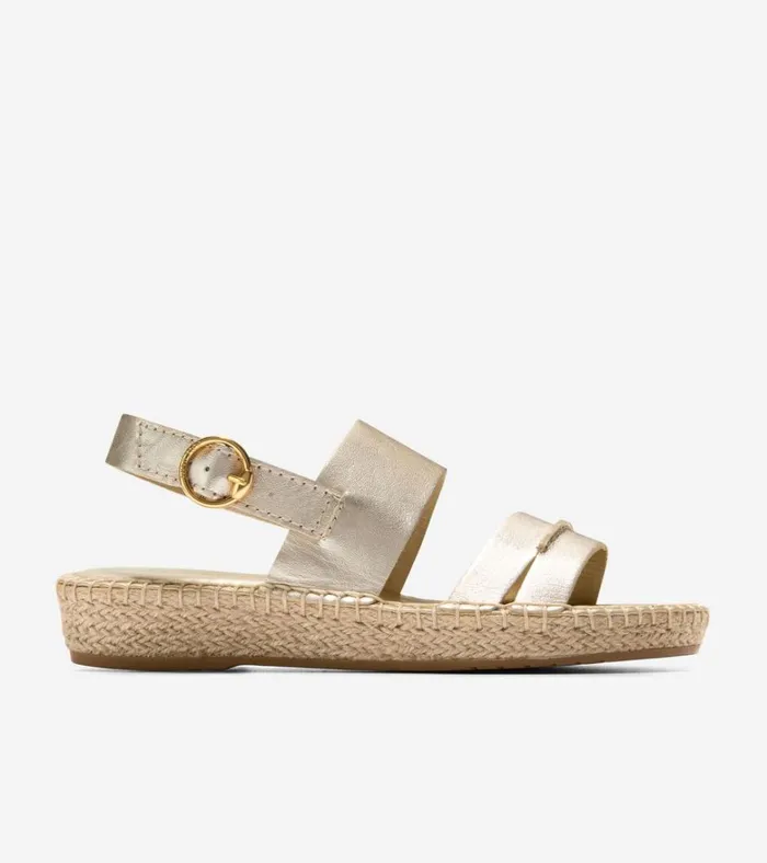 Cloudfeel Tilden Ankle Strap Sandals Soft Gold Women Cole Haan Espadrilles