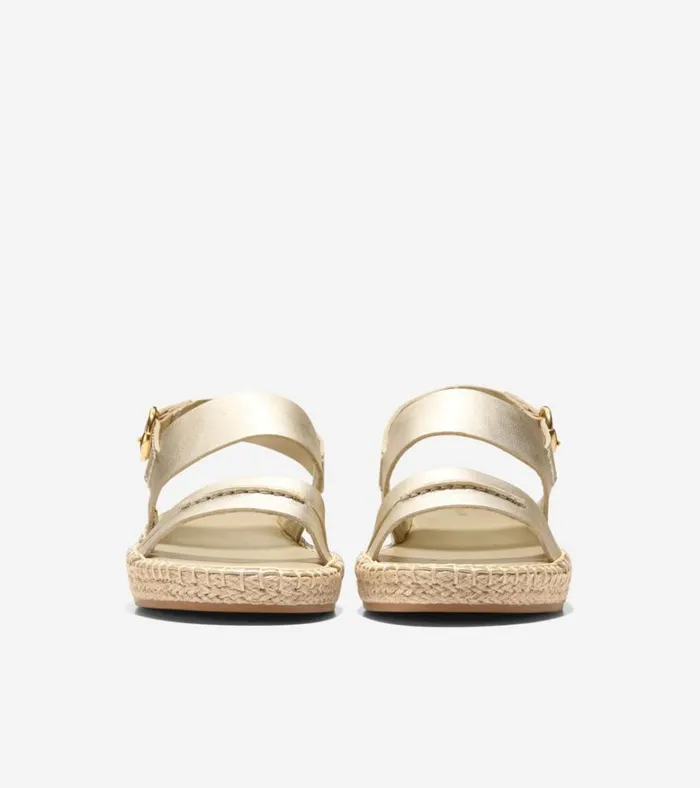 Cloudfeel Tilden Ankle Strap Sandals Soft Gold Women Cole Haan Espadrilles