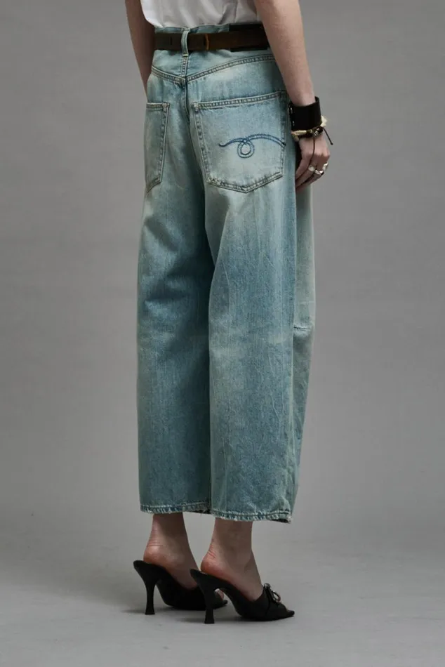 CROPPED WIDE LEG JEAN 8211 TONI BLUE Women R13 Denim