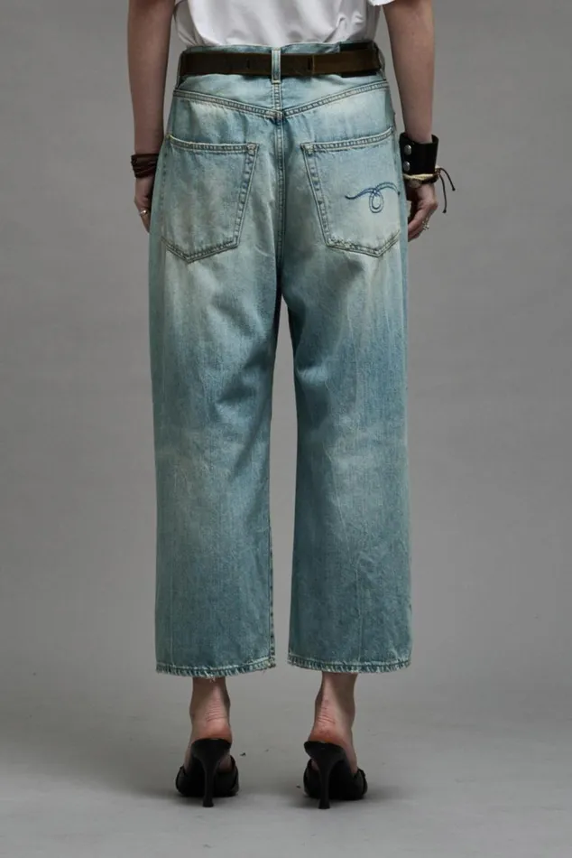 CROPPED WIDE LEG JEAN 8211 TONI BLUE Women R13 Denim