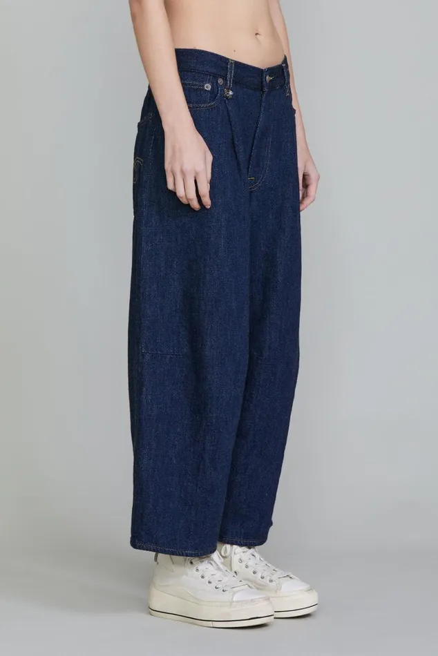 CROPPED WIDELEG JEAN 8211 KOZE RINSED INDIGO Women R13 Denim CROPPED WIDELEG JEAN 8211 KOZE RINSED INDIGO Women R13 Denim