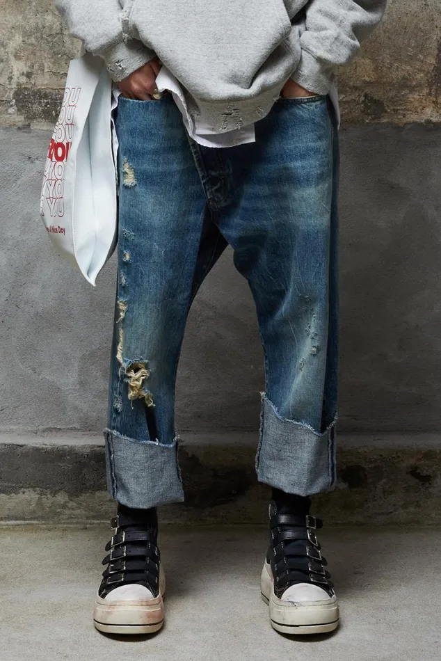 CROSSOVER JEAN 8211 DIRTY KELLY Women R13 Denim