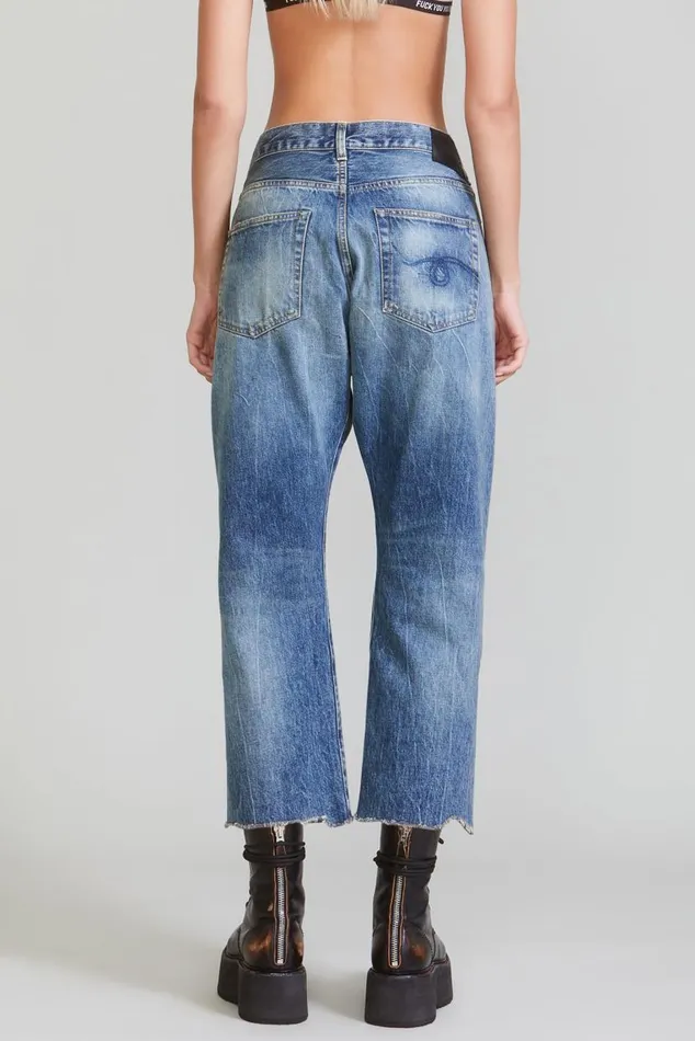 CROSSOVER JEAN 8211 DIRTY KELLY Women R13 Denim