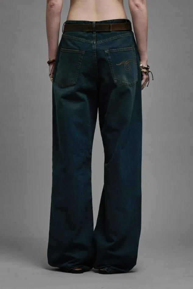 D039ARCY LOOSE JEAN 8211 CAMDEN INDIGO Women R13 Denim