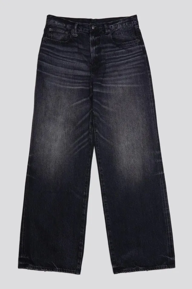 D039ARCY LOOSE JEAN 8211 ETON SELVEDGE BLACK Women R13 Denim