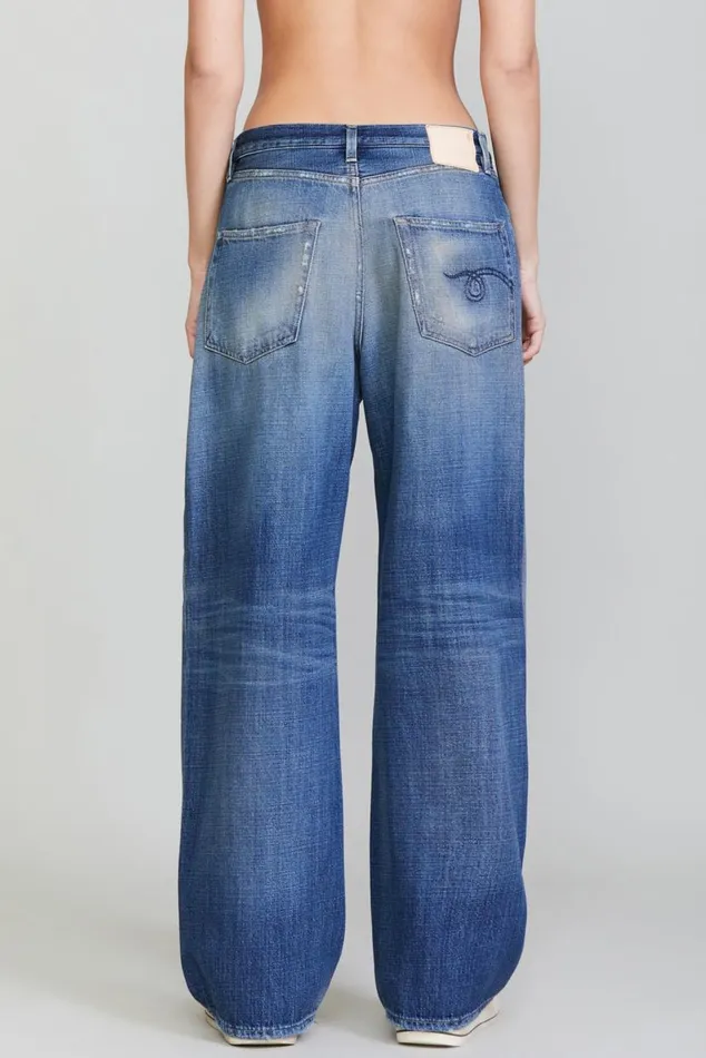 D039ARCY LOOSE JEAN 8211 KOZE VINTAGE INDIGO Women R13 Denim D039ARCY LOOSE JEAN 8211 KOZE VINTAGE INDIGO Women R13 Denim