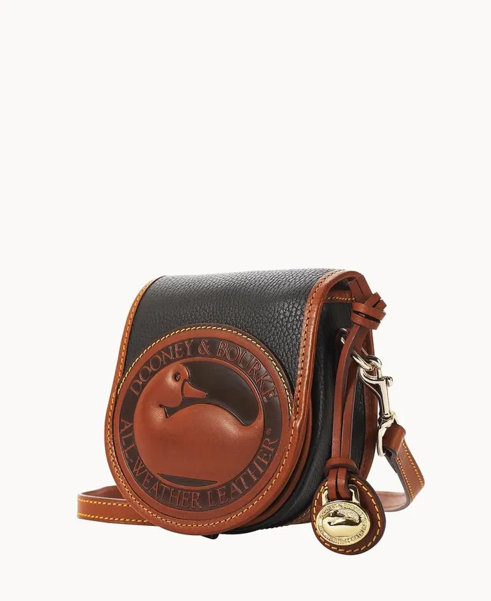 Dooney and Bourke All Weather Leather 2 Duck Bag Black WomenMen Crossbodies