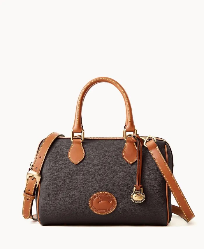 Dooney and Bourke All Weather Leather 30 Barrel Satchel 28 Black WomenMen Satchels Dooney and Bourke All Weather Leather 30 Barrel Satchel 28 Black WomenMen Satchels