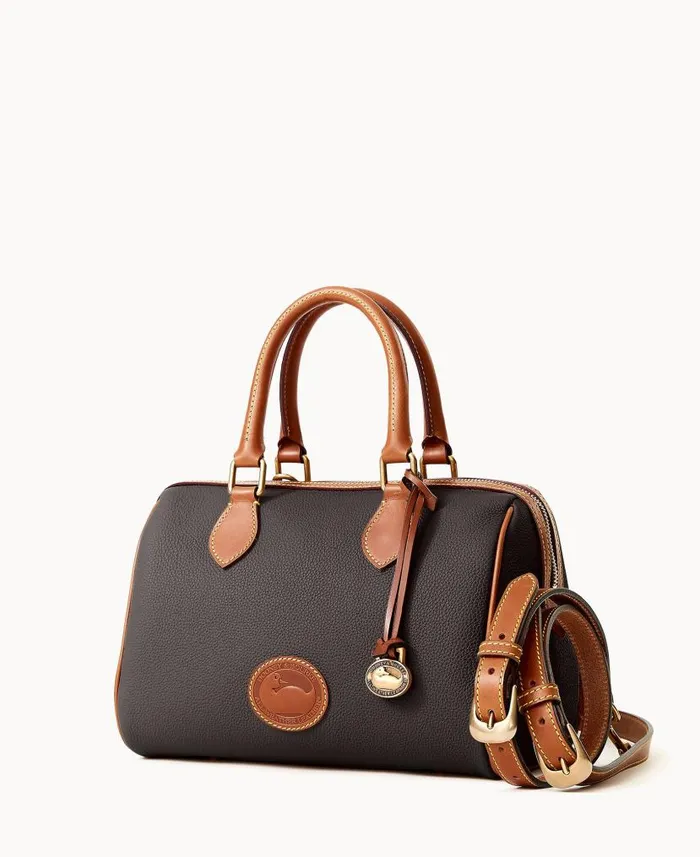Dooney and Bourke All Weather Leather 30 Barrel Satchel 28 Black WomenMen Satchels Dooney and Bourke All Weather Leather 30 Barrel Satchel 28 Black WomenMen Satchels
