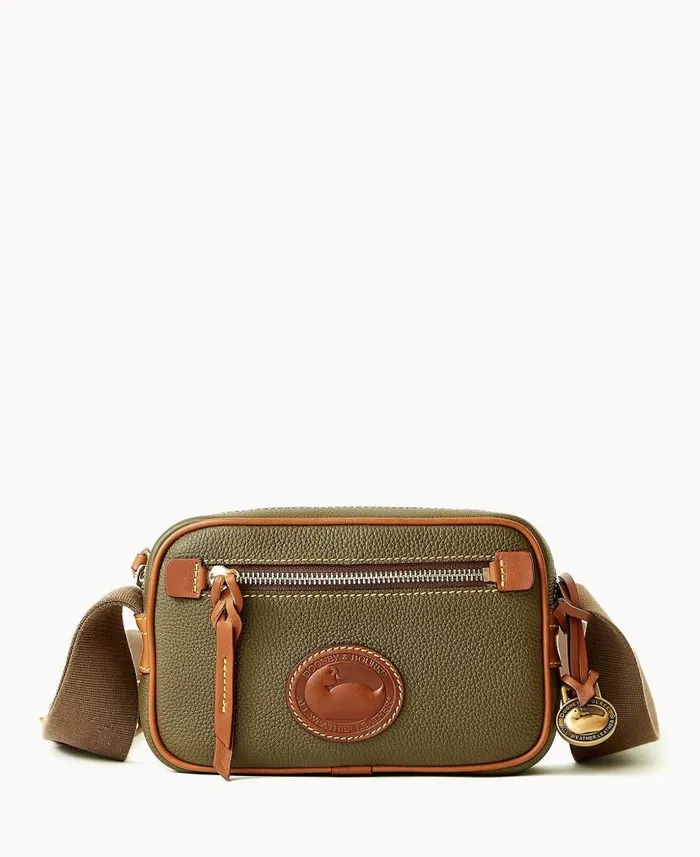 Dooney and Bourke All Weather Leather 30 Camera Crossbody 20 Green WomenMen Crossbodies Dooney and Bourke All Weather Leather 30 Camera Crossbody 20 Green WomenMen Crossbodies