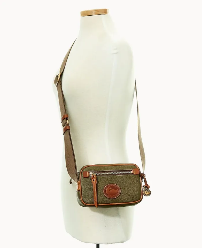 Dooney and Bourke All Weather Leather 30 Camera Crossbody 20 Green WomenMen Crossbodies Dooney and Bourke All Weather Leather 30 Camera Crossbody 20 Green WomenMen Crossbodies