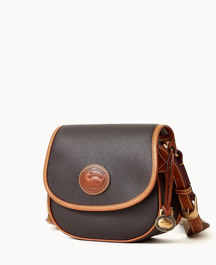 Dooney and Bourke All Weather Leather 30 Saddle Crossbody 20 Black WomenMen Crossbodies Dooney and Bourke All Weather Leather 30 Saddle Crossbody 20 Black WomenMen Crossbodies