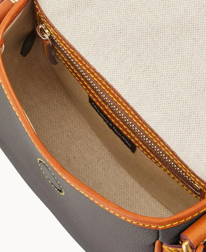 Dooney and Bourke All Weather Leather 30 Saddle Crossbody 20 Black WomenMen Crossbodies Dooney and Bourke All Weather Leather 30 Saddle Crossbody 20 Black WomenMen Crossbodies