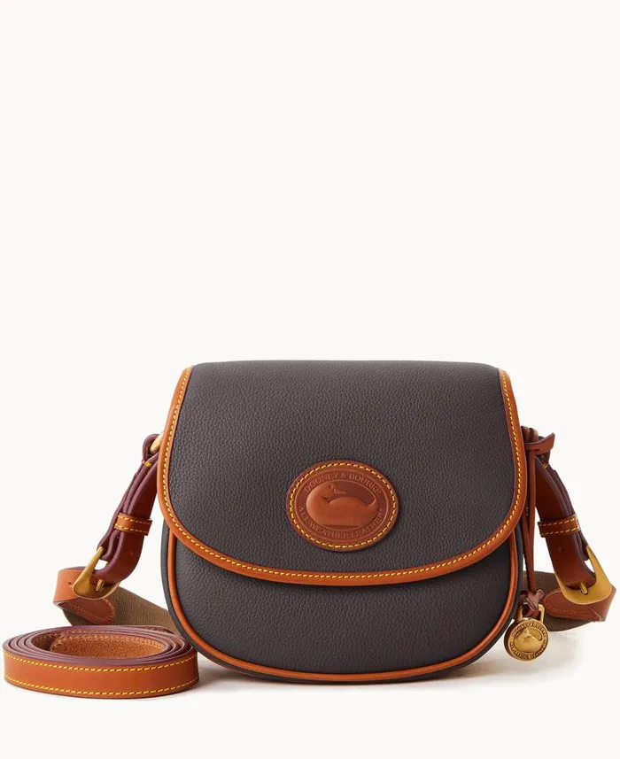 Dooney and Bourke All Weather Leather 30 Saddle Crossbody 20 Black WomenMen Crossbodies Dooney and Bourke All Weather Leather 30 Saddle Crossbody 20 Black WomenMen Crossbodies