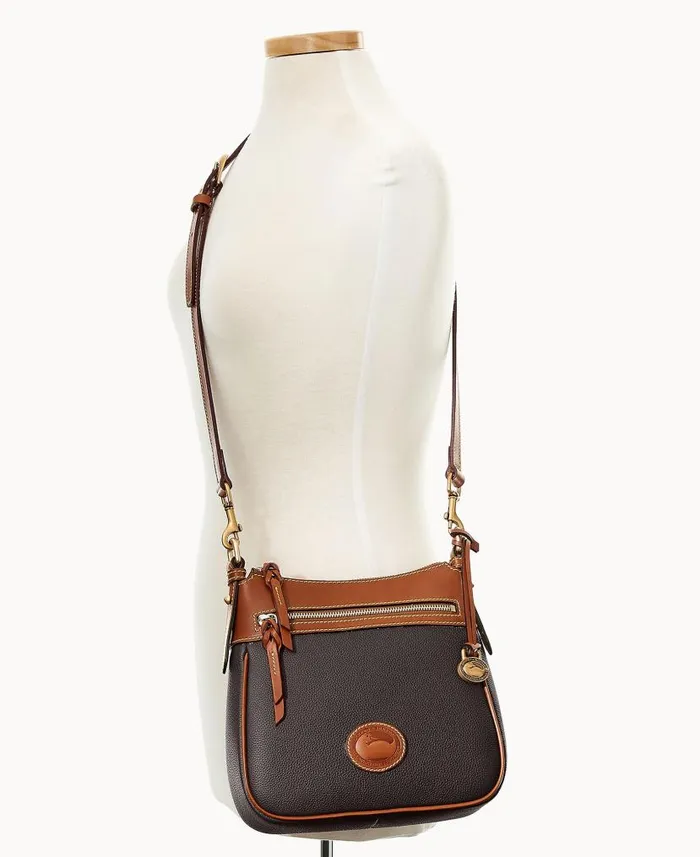 Dooney and Bourke All Weather Leather 30 Zip Top Crossbody 23 Black WomenMen Crossbodies Dooney and Bourke All Weather Leather 30 Zip Top Crossbody 23 Black WomenMen Crossbodies