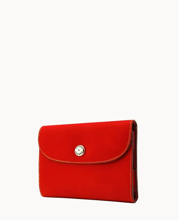 Dooney and Bourke Alto Removable Credit Card Wallet Red WomenMen Wallets