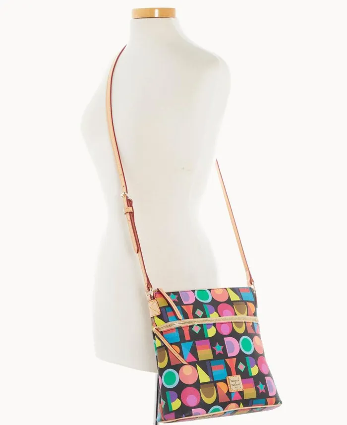 Dooney and Bourke Art Deco Crossbody Black WomenMen Crossbodies