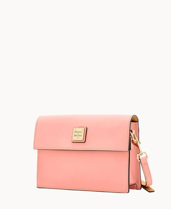 Dooney and Bourke Beacon East West Flap Crossbody Light Pink WomenMen Crossbodies Dooney and Bourke Beacon East West Flap Crossbody Light Pink WomenMen Crossbodies