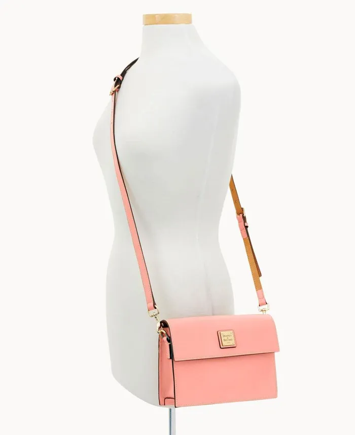 Dooney and Bourke Beacon East West Flap Crossbody Light Pink WomenMen Crossbodies Dooney and Bourke Beacon East West Flap Crossbody Light Pink WomenMen Crossbodies