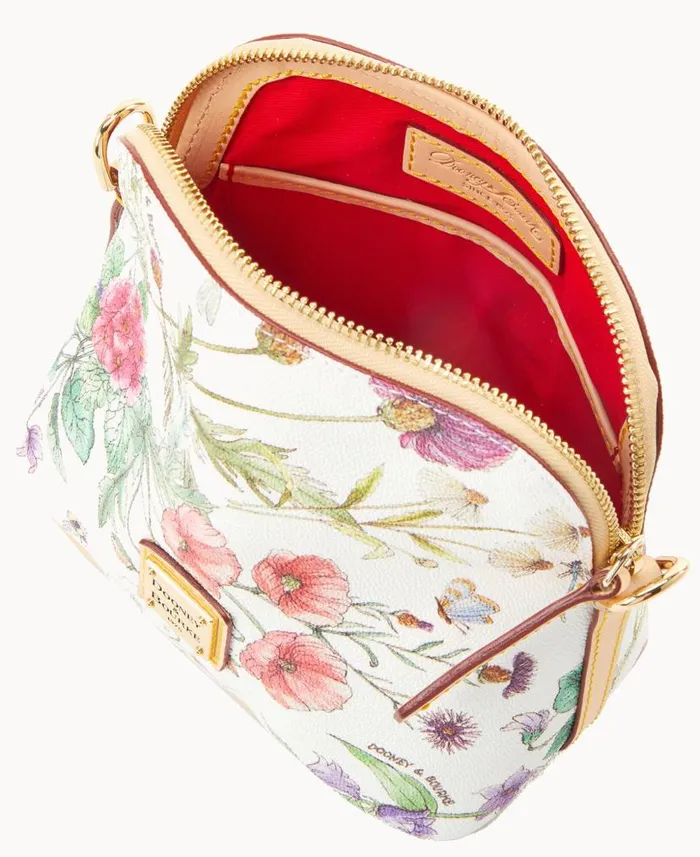 Dooney and Bourke Botanical Collection Zip Domed Crossbody White WomenMen Crossbodies Dooney and Bourke Botanical Collection Zip Domed Crossbody White WomenMen Crossbodies