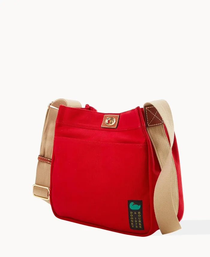 Dooney and Bourke Canvas Crossbody 28 Red WomenMen Crossbodies