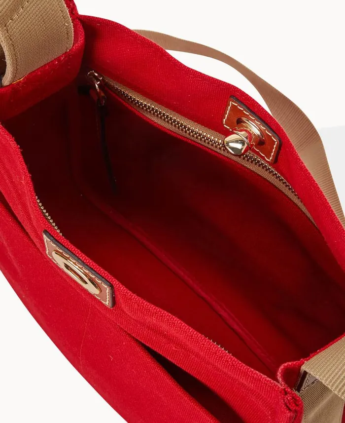 Dooney and Bourke Canvas Crossbody 28 Red WomenMen Crossbodies