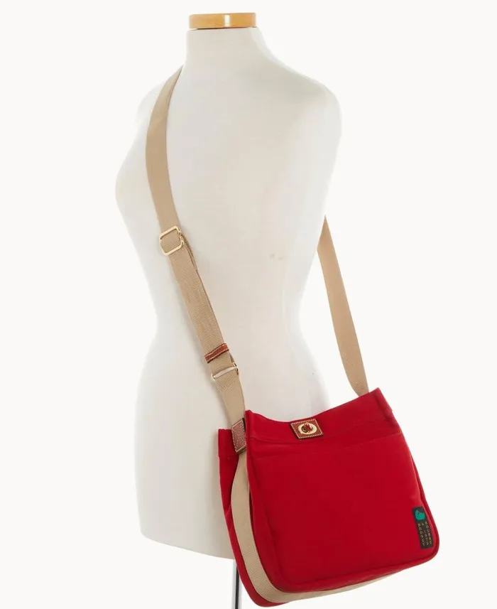 Dooney and Bourke Canvas Crossbody 28 Red WomenMen Crossbodies