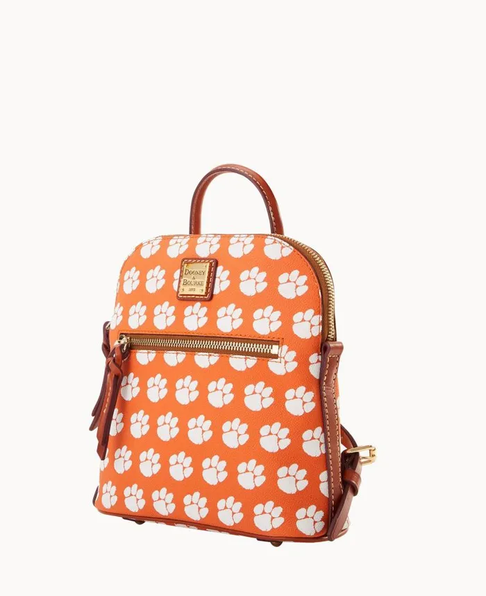 Dooney and Bourke Collegiate Clemson Small Backpack Clemson WomenMen Backpacks Dooney and Bourke Collegiate Clemson Small Backpack Clemson WomenMen Backpacks