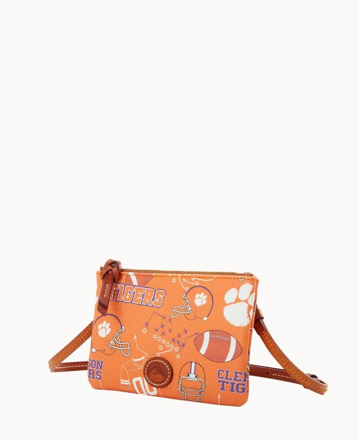 Dooney and Bourke Collegiate Clemson Top Zip Crossbody Clemson WomenMen Crossbodies Dooney and Bourke Collegiate Clemson Top Zip Crossbody Clemson WomenMen Crossbodies