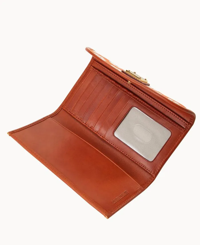 Dooney and Bourke Collegiate Clemson University Continental Clutch Clemson WomenMen Wallets Dooney and Bourke Collegiate Clemson University Continental Clutch Clemson WomenMen Wallets