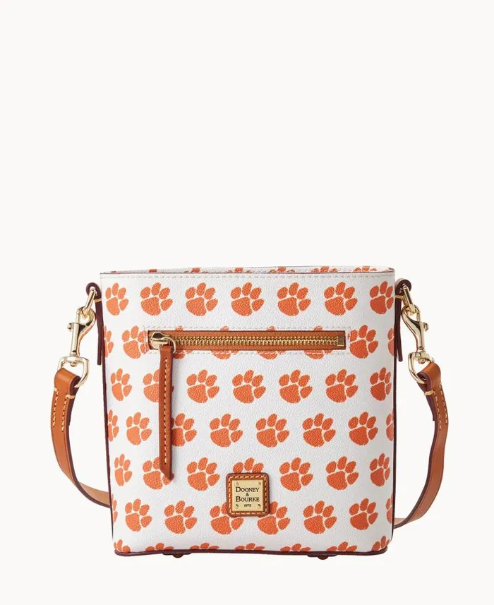Dooney and Bourke Collegiate Clemson University Small Zip Crossbody Clemson WomenMen Crossbodies Dooney and Bourke Collegiate Clemson University Small Zip Crossbody Clemson WomenMen Crossbodies