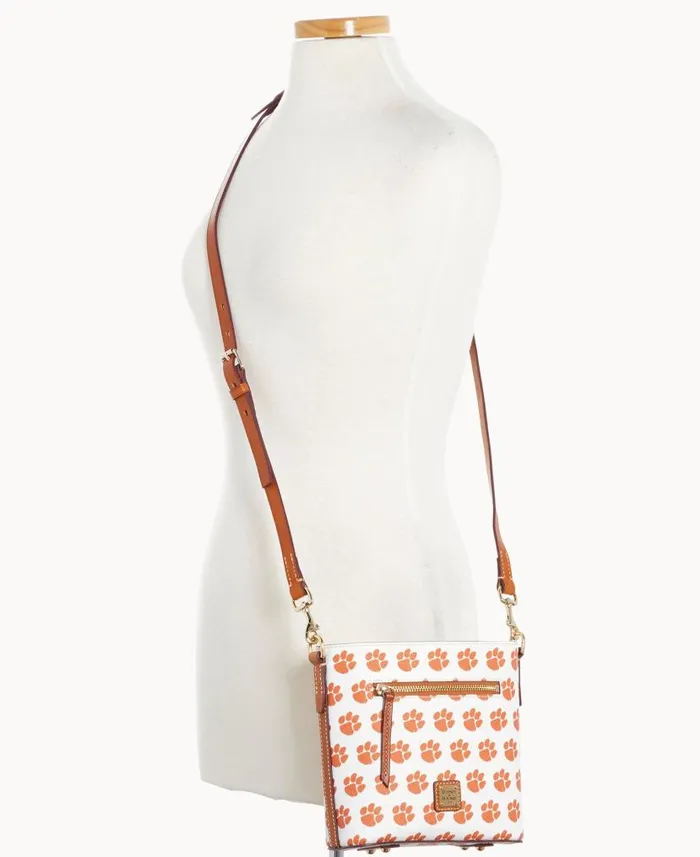 Dooney and Bourke Collegiate Clemson University Small Zip Crossbody Clemson WomenMen Crossbodies Dooney and Bourke Collegiate Clemson University Small Zip Crossbody Clemson WomenMen Crossbodies