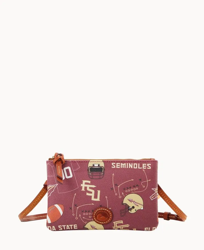 Dooney and Bourke Collegiate Florida State Top Zip Crossbody Florida State WomenMen Crossbodies Dooney and Bourke Collegiate Florida State Top Zip Crossbody Florida State WomenMen Crossbodies