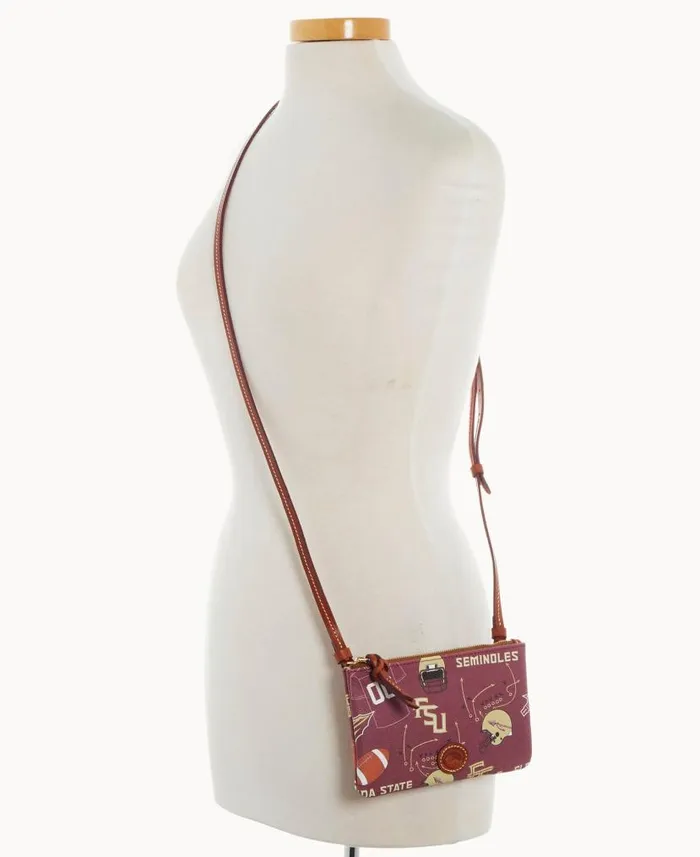 Dooney and Bourke Collegiate Florida State Top Zip Crossbody Florida State WomenMen Crossbodies Dooney and Bourke Collegiate Florida State Top Zip Crossbody Florida State WomenMen Crossbodies