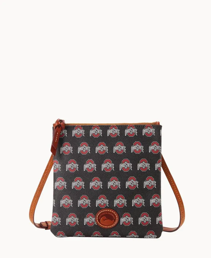 Dooney and Bourke Collegiate Ohio State University North South Top Zip Crossbody Ohio State WomenMen Crossbodies Dooney and Bourke Collegiate Ohio State University North South Top Zip Crossbody Ohio State WomenMen Crossbodies