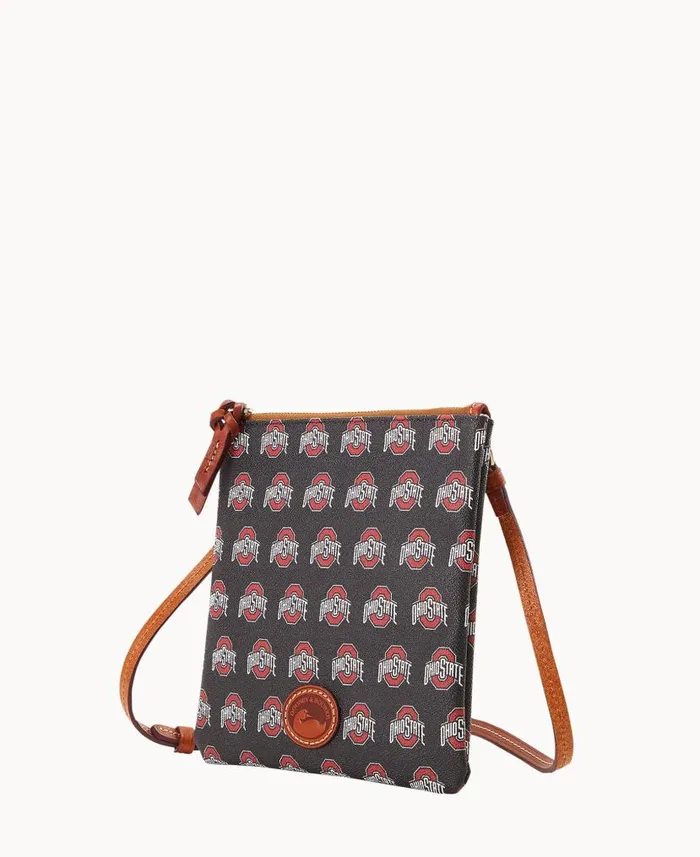 Dooney and Bourke Collegiate Ohio State University North South Top Zip Crossbody Ohio State WomenMen Crossbodies Dooney and Bourke Collegiate Ohio State University North South Top Zip Crossbody Ohio State WomenMen Crossbodies